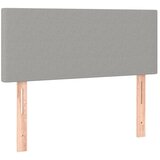  Okvir kreveta s oprugama i madrac svjetlosivi 80x200cm tkanina | shoptok.hr