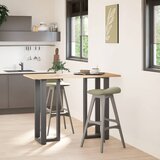  Noge za barski stol T-oblika 2 kom antracit 50x35x(100-101) cm čelik | shoptok.hr