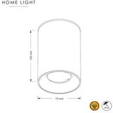 HOME LIGHT Talia 101 Spot lampa bela Cene