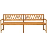  Vanjska klupa Prirodna 220 x 55,5 x 90 cm Čvrsto drvo akacije | shoptok.hr