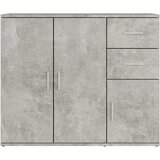  Komoda siva boja betona 91x29,5x75 cm od konstruiranog drva | Eponuda.ba