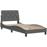  Okvir za krevet bez madraca tamnosivi 90x190 cm od tkanine | shoptok.hr