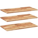  Plutajuće police 3kom s uljnim premazom 60x40x2 cm drvo bagrema | shoptok.hr