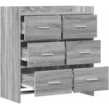  Kreveta Siva Sonoma 75 x 33 x 80 cm Konstruirano drvo | shoptok.hr