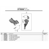 Shimano PLASTIKA I ZAVRTANJ RUČICE MENJAČA/KOČNICE ST-R8000 LEVA cene