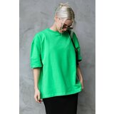 Madmext T-Shirt - Green - Oversize Cene