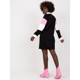 RUE PARIS Dress-RV-SK-8072.20P-Black-Pink | Shoptok.si