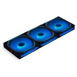 Lian Li Ventilator za ohišje UNI FAN SL-INFINITY 120 ARGB PWM 120mm, 3 Pack + kontroler, črn | Shoptok.si