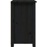  Nočna omarica črna 40x35x61,5 cm trdna borovina, (20731841) | Shoptok.si