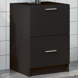 Ormarić za umivaonik crni 40 x 37 x 59 cm od konstruiranog drva | shoptok.hr