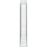  Lučne gabionske košare 4 kom 200x30x180/200cm pocinčano željezo | shoptok.hr