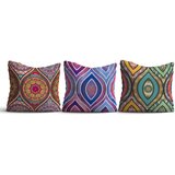 Opviq Set od 3 jastuka 43x43cm Šareni Cijene