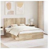 vidaXL Uzglavlje Hrast sonoma Konstruirano drvo - Hrast sonoma 120 cm | shoptok.hr