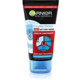 Garnier Pure Active črna maska za obraz proti črnim pikicam in aknam z aktivnim ogljem 3v1 150 ml | Shoptok.si