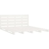  Posteljni okvir bel 200x200 cm trdna borovina, (20723451) | Shoptok.si