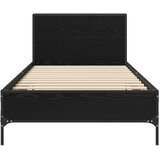  Okvir kreveta s uzglavljem Crni hrast 80 x 200 cm | shoptok.hr