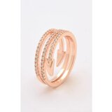 Fenzy eleganten prstan, Art598, rose-gold | Shoptok.si