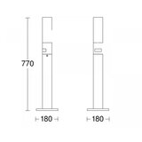 Steinel 69476 - LED spoljna lampa sa senzorom GL 65 S LED/8,7W/230V 3000K | Eponuda.com