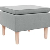  Stolac s drvenim nogama svjetlosivi od tkanine | shoptok.hr