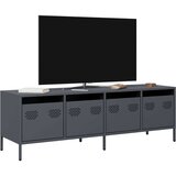 vidaXL TV omarica antracitna 135x39x43,5 cm hladno valjano jeklo Cene