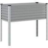 Maison Chic Vrtna greda - cvetlična korita - Cvetlični Lonec siva 100x41x90 cm jeklo, (21790538) Cene