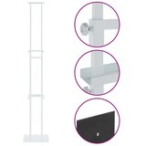  Stalci za sajmove Bijelo 30 x 24 x 214 cm Čelik | shoptok.hr