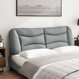 vidaXL Vzglavna stranica svetlo siva 152 cm blago, (21165995) | Shoptok.si