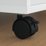  Kotač 12 pcs Crna 39,5 x 39,5 x 37,8 mm Čelik i polipropilen | shoptok.hr