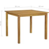  5-dijelni vrtni blagovaonski set crni | shoptok.hr
