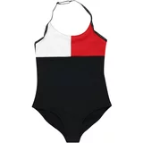 Tommy Hilfiger Jednodijelni kupaći kostim noćno plava / crvena / bijela