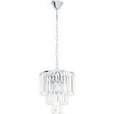 Eglo Viseća lampa AGRIGENTO 4xE14 28 cm hrom/kristal 39484 Cene