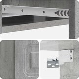 Stolna montirana na zid Betonska siva 59 x 34,5 x 17 cm | shoptok.hr