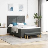  s opruga kutije Tamno siva 200 x 160 cm tkanina | shoptok.hr