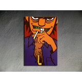 Ručno slikane slike na platnu pop art gorillaz (umetnicke)