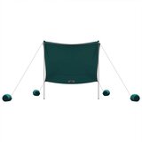 Nadstrešnica za plažu s pješčanim sidrima zelena 214 x 236 cm | shoptok.hr