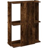  Regal za knjige s 3 razine boja hrasta 60x30x80 cm drveni | shoptok.hr