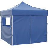 Plavi sklopivi šator 3 x 3 m s 4 zida | shoptok.hr