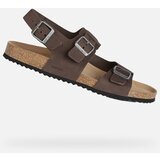 Geox Dark brown men's sandals Ghita - Men's Cene