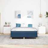 vidaXL Postelja z vzmetnico Taupe, rjava 140 x 190 cm | Shoptok.si