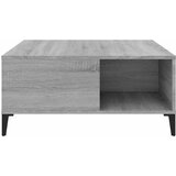  Stolić za kavu boja sivog hrasta 80x80x36,5cm konstruirano drvo | shoptok.hr