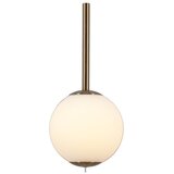 UMAGE Medeninasta kovinska LED viseča svetilka s steklenim senčilom ø 12 cm Audrey – | Shoptok.si