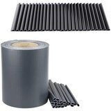 Grafitna traka za ograde s UV zaštitom + 20 kopča 450 g/m² 19x35m - siva | Shoptok.si