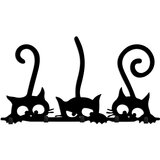 WALLXPERT Čiviluk Hidden Cats Cene