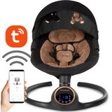Kidwell Reve 2 u 1 električna ležaljka za bebe crno-zlatna | shoptok.hr