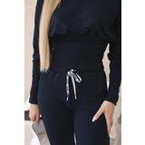 Kesi Set with wide cuffs navy blue | Shoptok.si