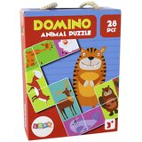 Logic Logična igra Dvojna domino živalski sestavljanka 10cm x 5cm 28 kosov. | Shoptok.si