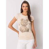 ex moda T-shirt-EM-TS-ES-21-531.14-beige | Shoptok.si