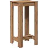 vidaXL barska miza artisian hrast 51x50x103,5 cm inženirski les, (21411692) | Shoptok.si