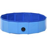  Sklopivi bazen za pse plavi 80 x 20 cm PVC | Eponuda.ba