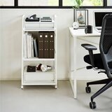 YAMAZAKI Bel kovinski regal na koleščkih 42x84,5x32 cm Tower – | Shoptok.si